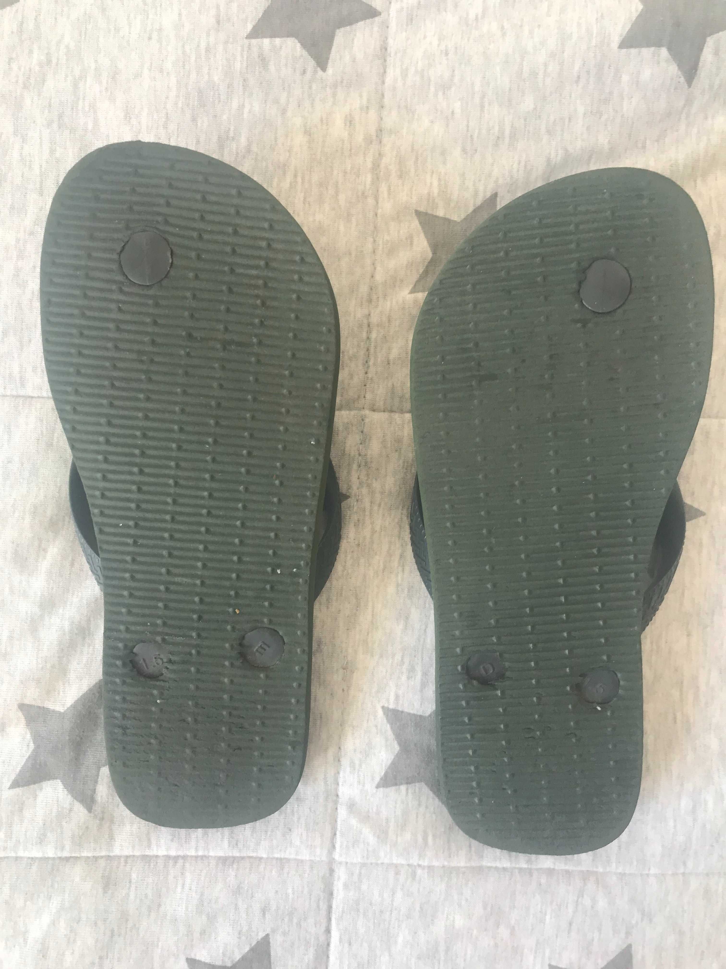 Chinelos de praia Havaianas verdes 31/32