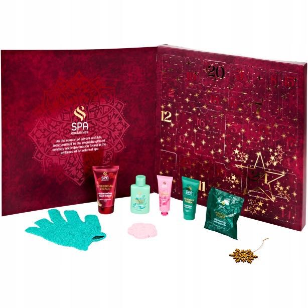 Kalendarz Adwentowy spa z kosmetykami ZESTAW URODA PREZENT DLA KOBIET