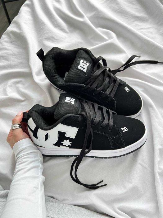 SALE! DC Shoes Court Graffik Black White 36 37 38 39 40 41 42 43 44 45