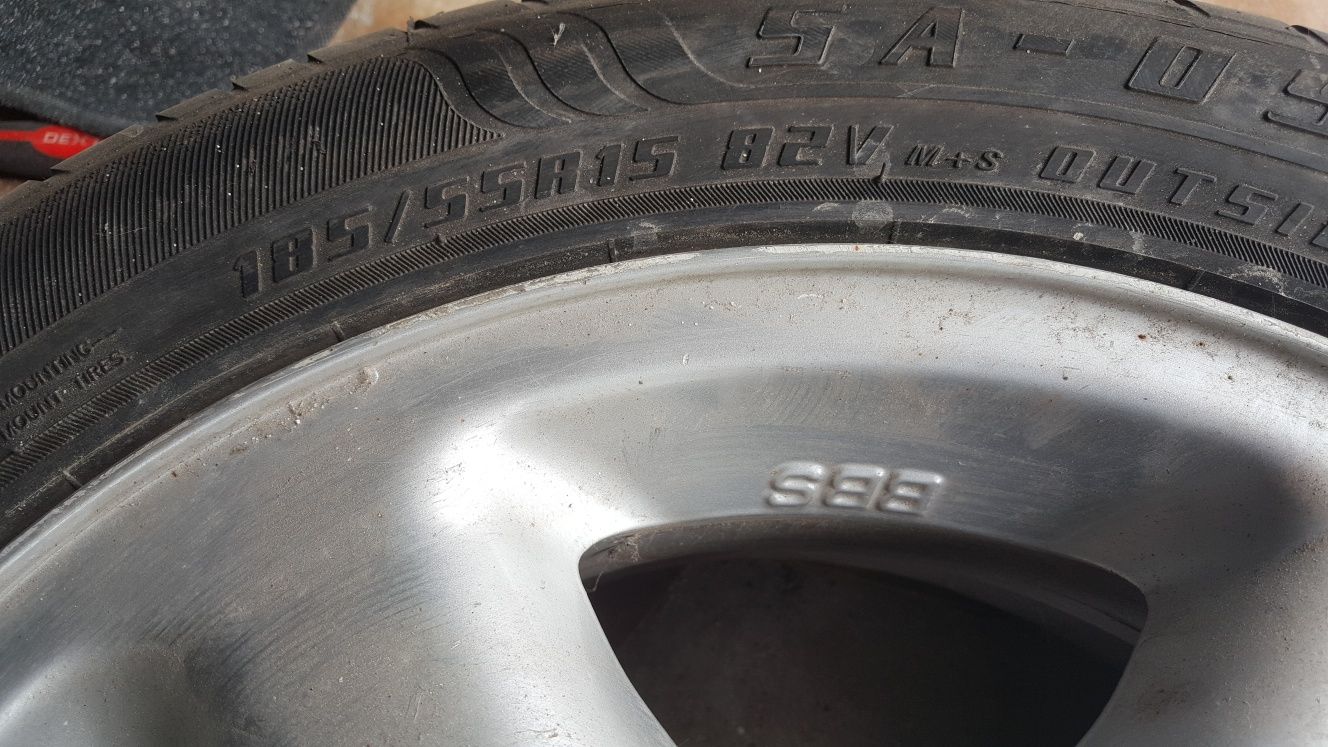 Jantes bbs 15 com pneus