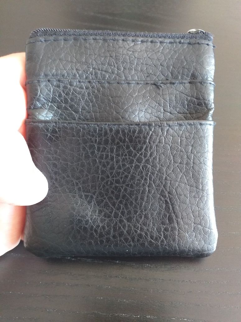 Porta moedas com bolso para notas