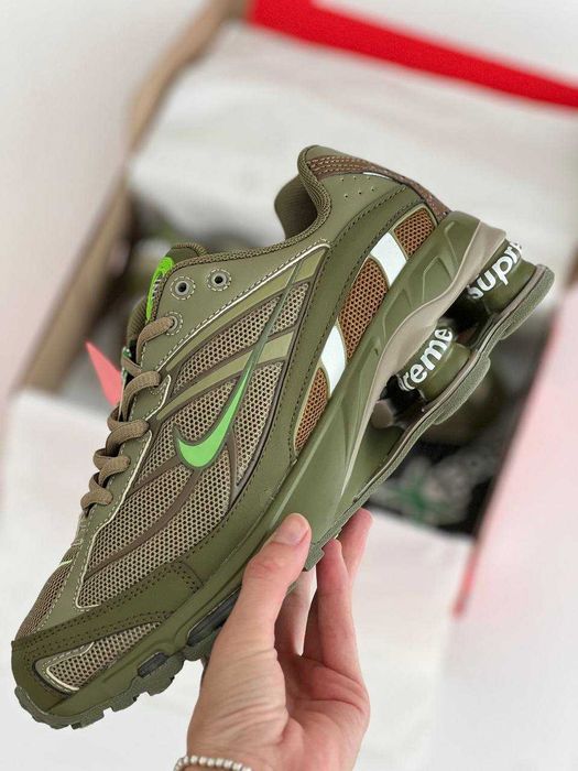 Мужские кроссовки Nike Shox Ride 2 Supreme Khaki. 40-45