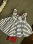 Vestido azul de bebe