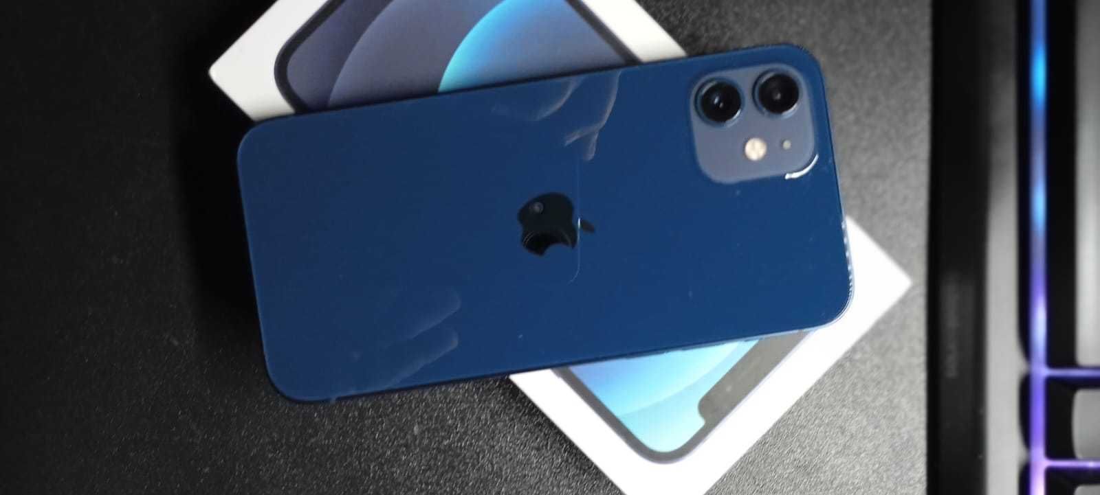 TROCO-Iphone 12 Azul em Caixa + Apple Watch SE 2 em Caixa IMACULADOS