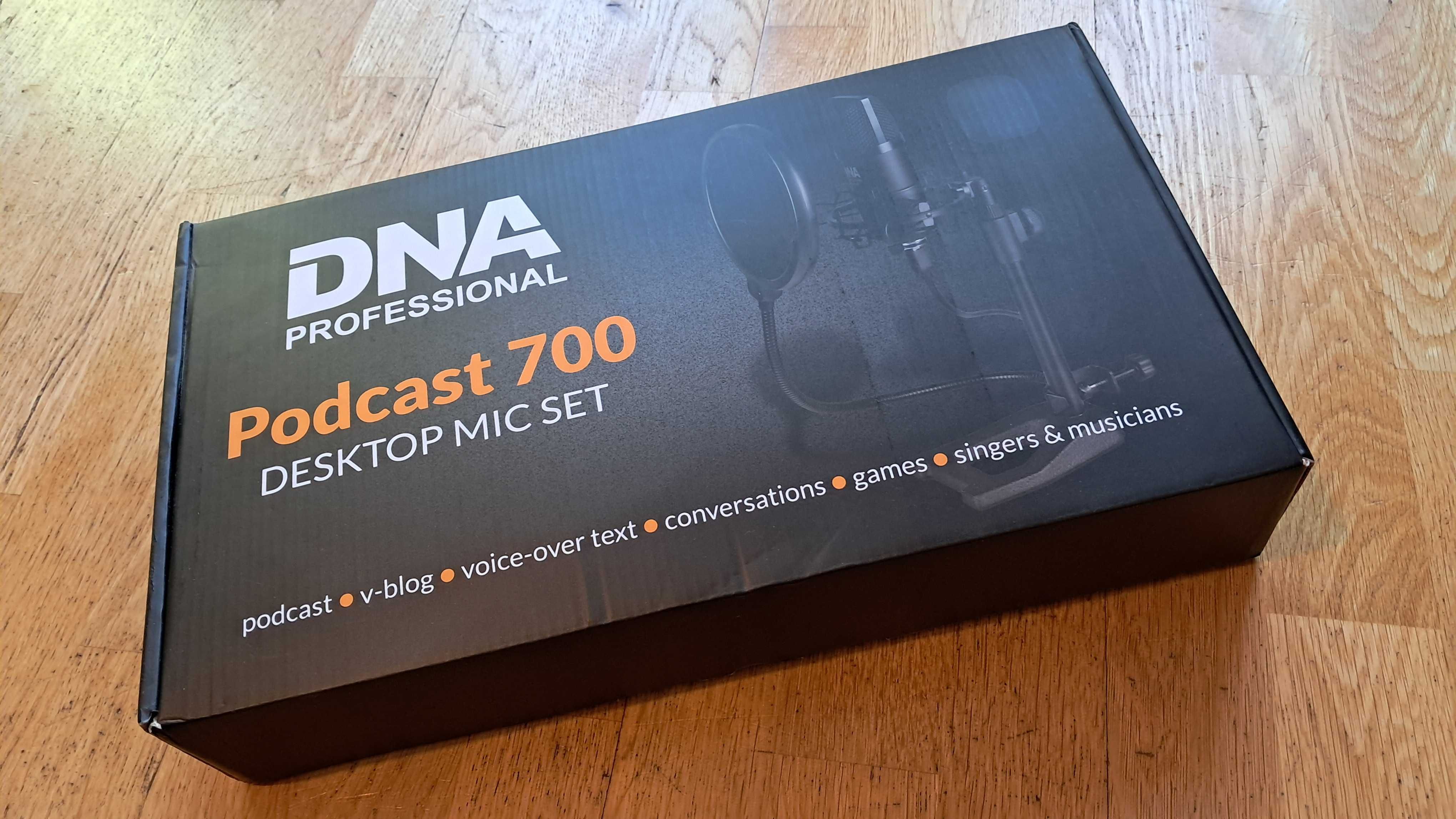 Mikrofon pojemnościowy USB DNA Professional Podcast 700 Desktop Set