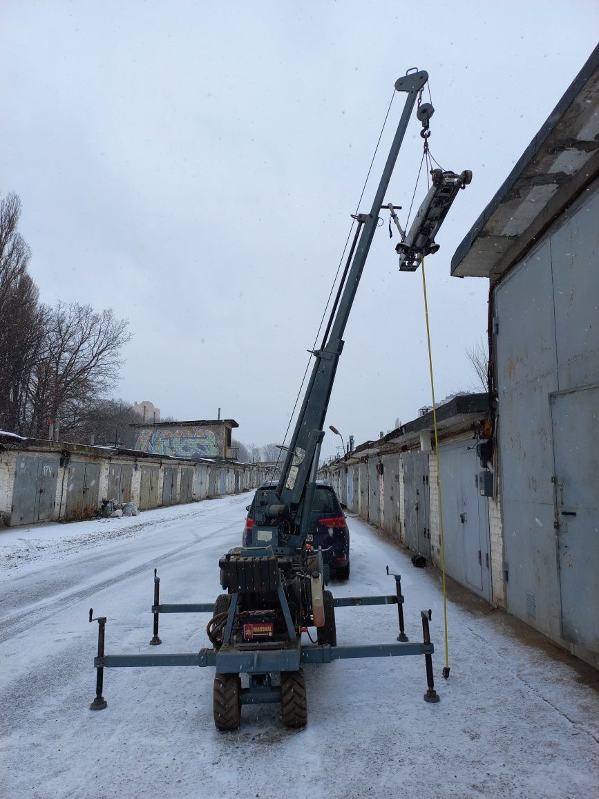 Міні кран. Мобільний кран. Радіокерування