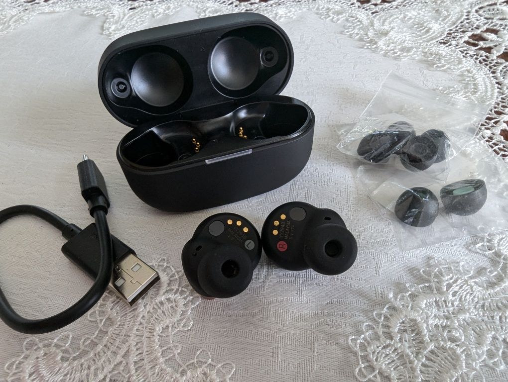Sony WF-1000XM4 TWS- навушники/Супер звук і шумодав/Комплект
