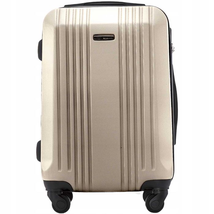 Walizka WINGS KESTREL Kabinowa 20" 38L ABS Na Szyfr 4 Kółka SZAMPAN