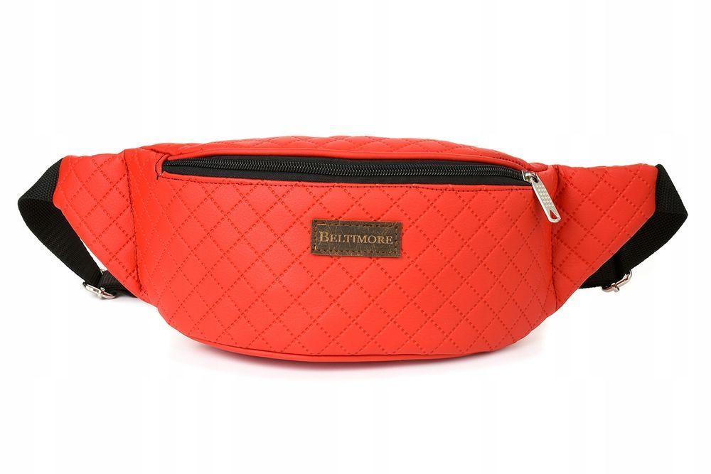 Nerka saszetka na biodro duża lakostka BELTIMORE