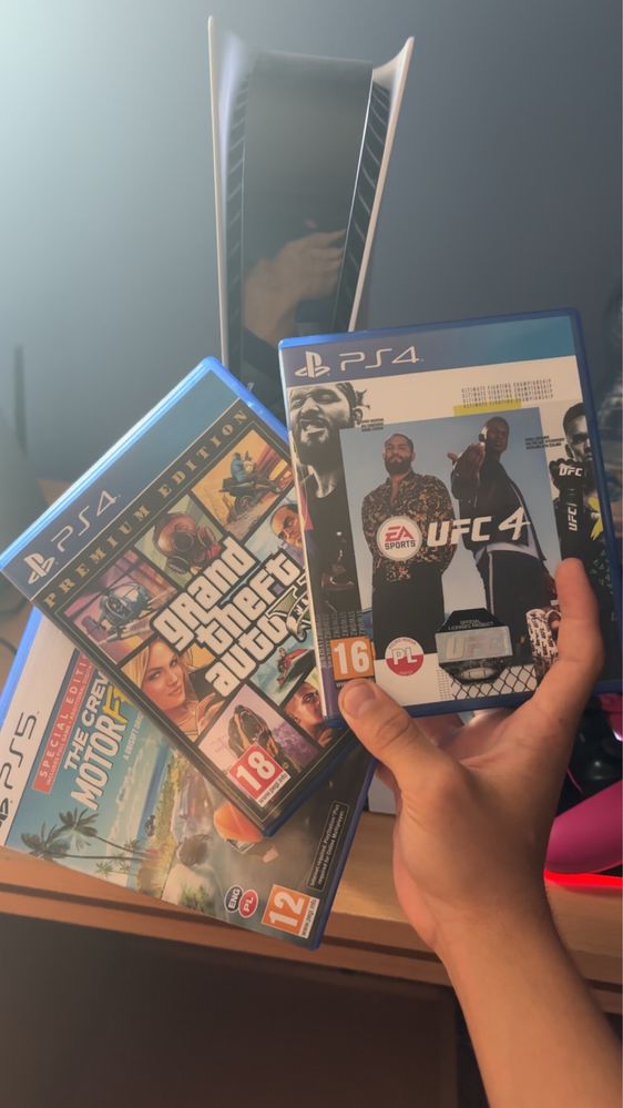 Playstation 5 PS5 Z napedem, stacja, gry i 2 pady!!!