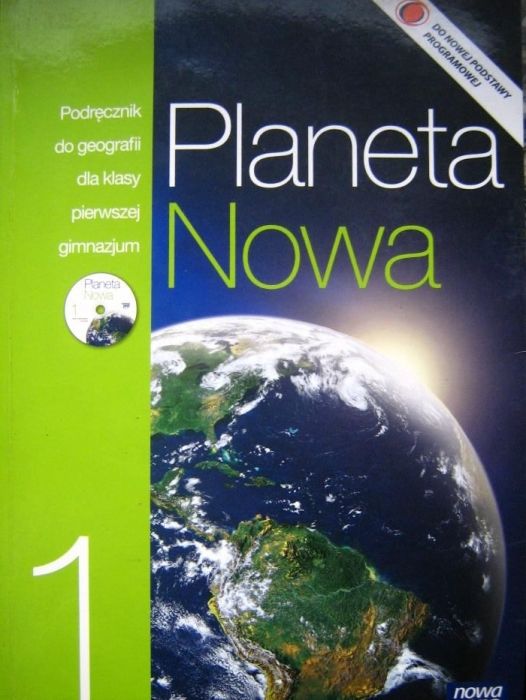 Planeta Nowa, geografia, podręcznik dla gimnazjum do klasy 1 +płyta CD