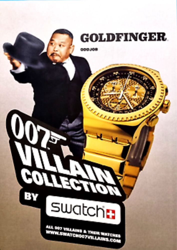 Swatch 007 Bond Villains - Goldfinger - Unikat - Inwestycja