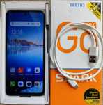 Смартфон TECNO Spark Go 2024 (BG6) 3/64Gb Білий у чудовому стані