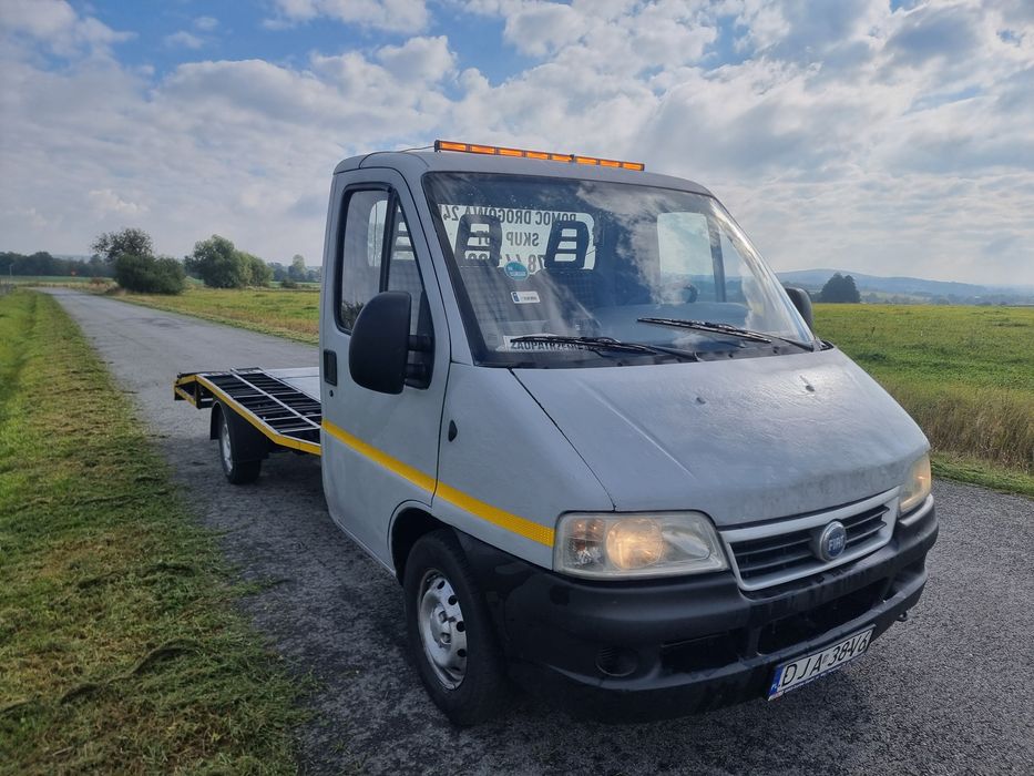Autolaweta Fiat Ducato 2.8D 122km wciagarka dragon 6t oplaty rok zamia