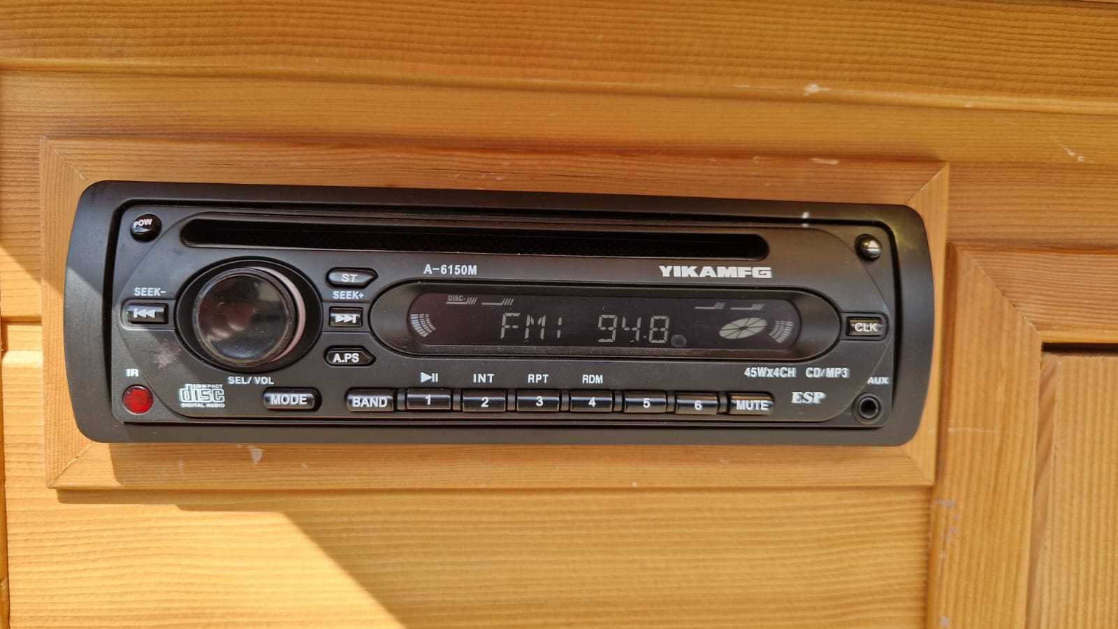 Sauna podczerwień INFRARED red ROT Radio 1400W 220V 230V jonizator