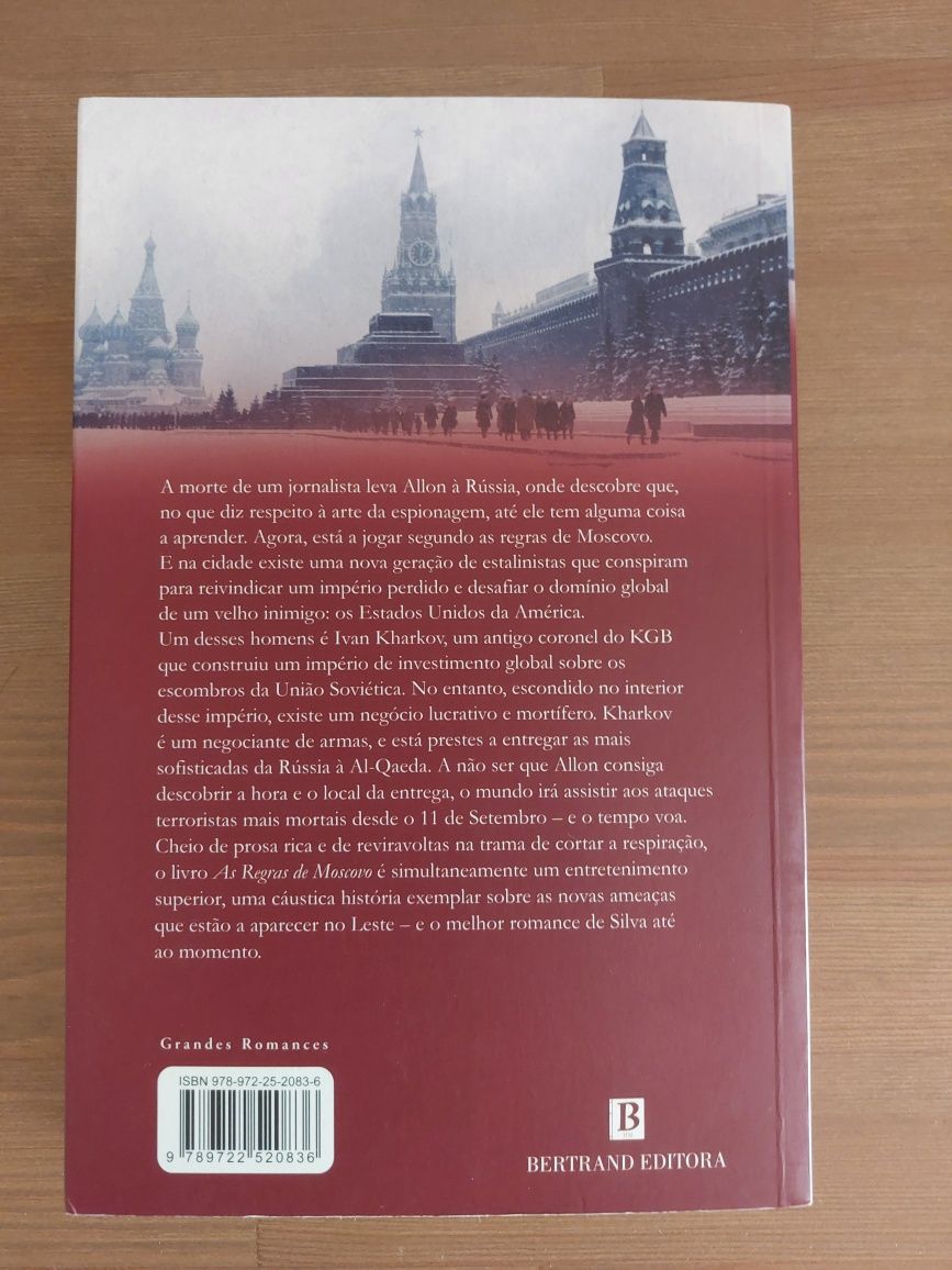 L As Regras de Moscovo 1ª Ed. Daniel Silva (Ed. Regular/ Opt. Estado)