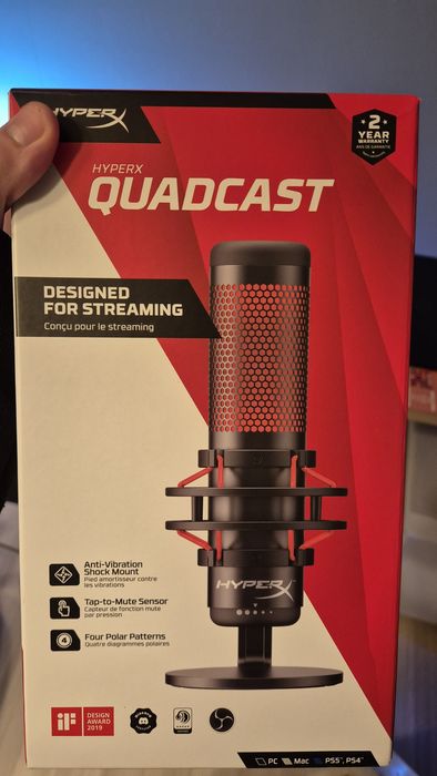 Мікрофон HyperX QuadCast