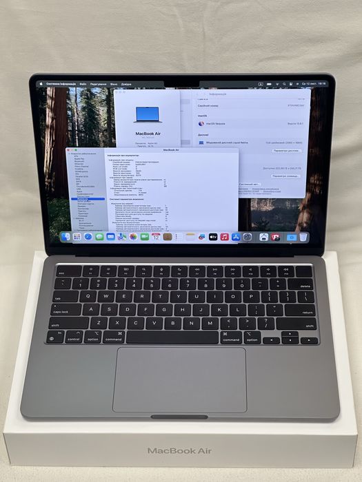 MacBook Air M2 13’ 2022р. 16/256Gb, Space Grey