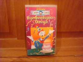 Cassete de vídeo VHS: Donald - Feliz Aniversário Donald!