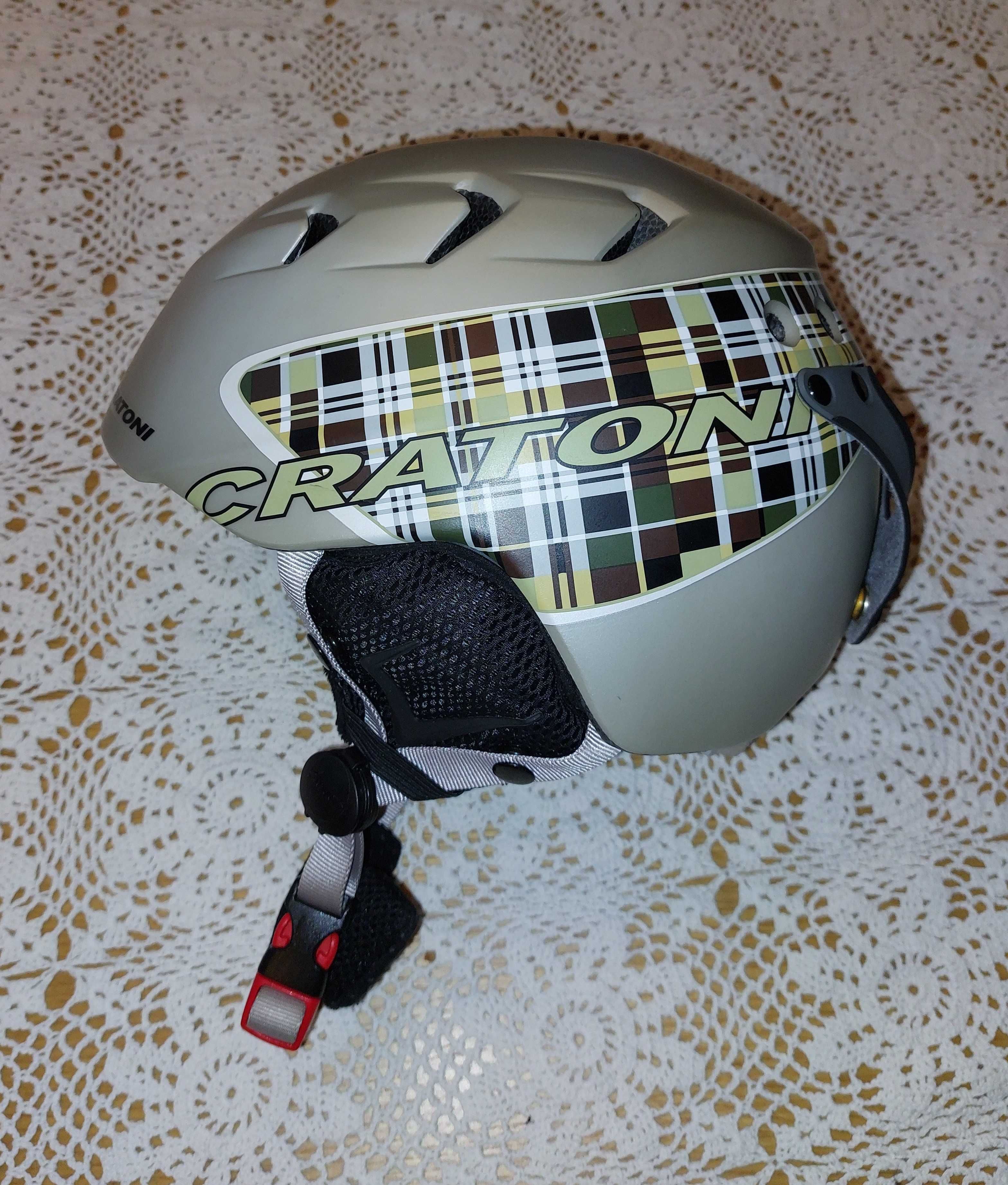 Kask narciarski CRATONI XS/S M stan idealny.