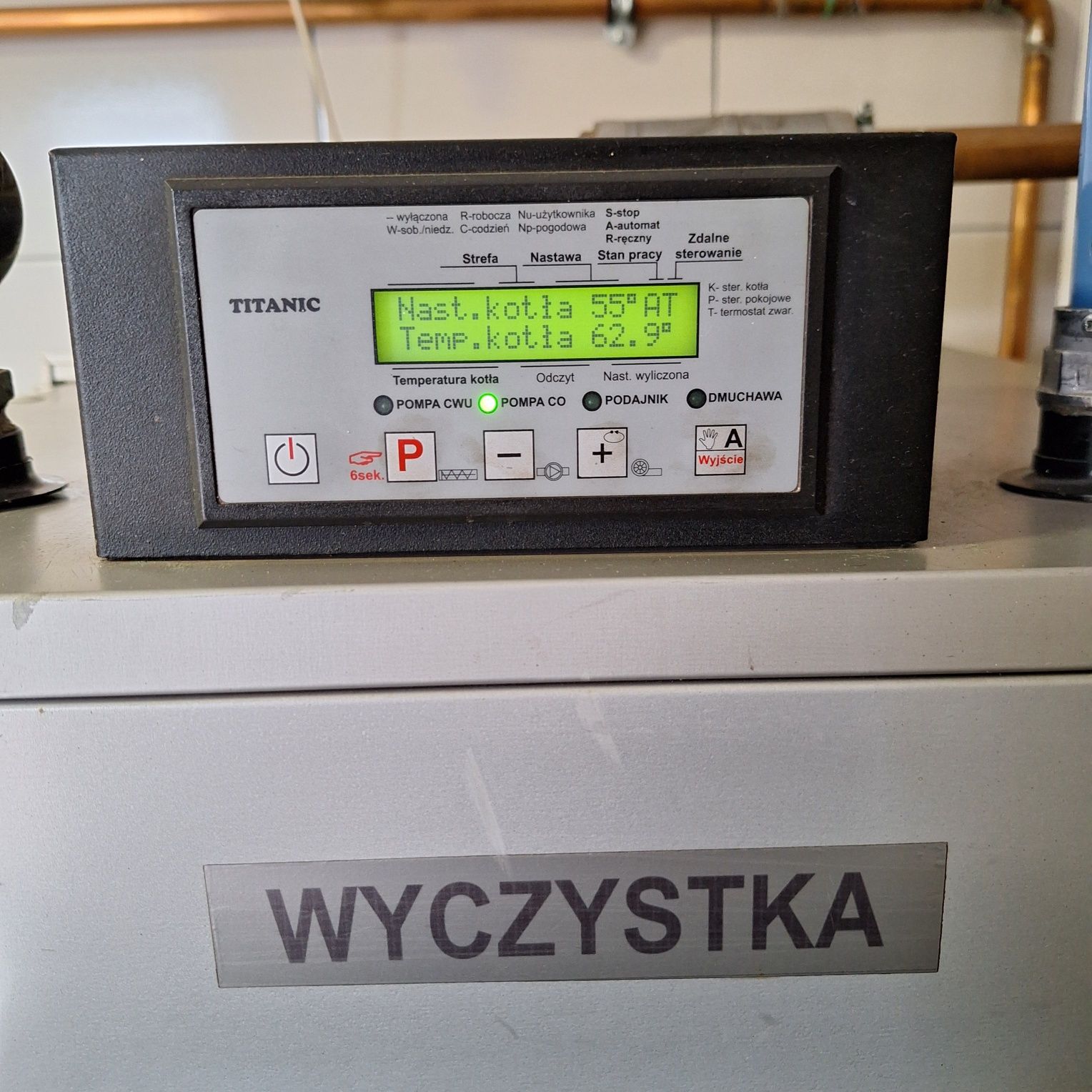 Części Piec Kocioł Ekogroszek Pelet 25 KW.