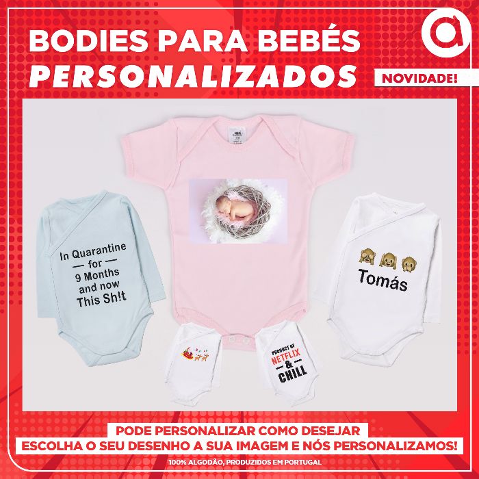 Bodies para Bebés, Personalizados