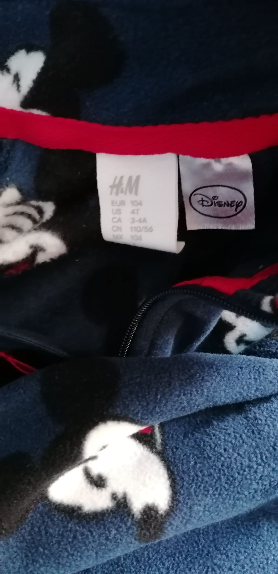 Kombinezon z polaru H&M Miki Mickey