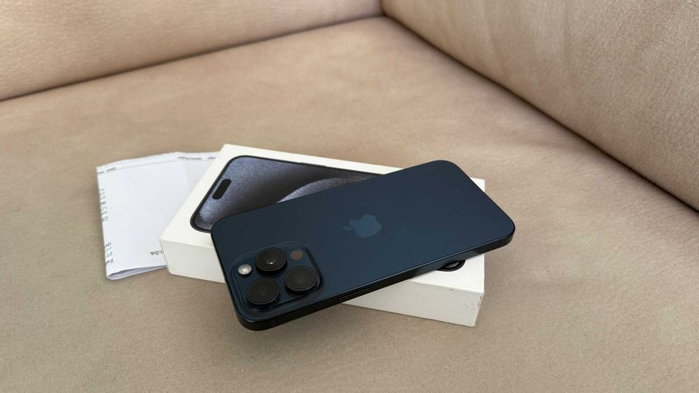 Vendo troco iPhone 15 Pro 128Gb Azul C/Fatura e Garantia Apple