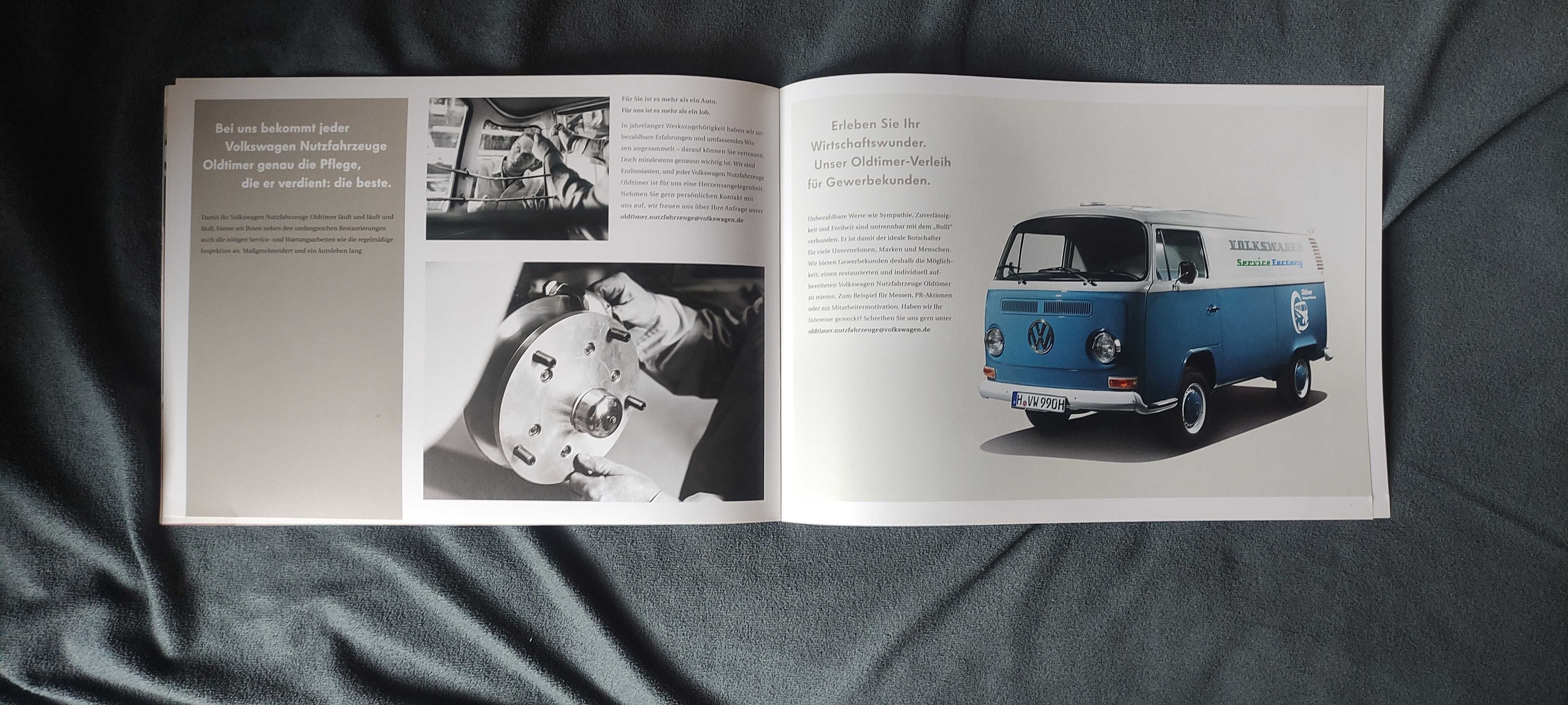 Prospekt Volkswagen Oldtimer Kamper
