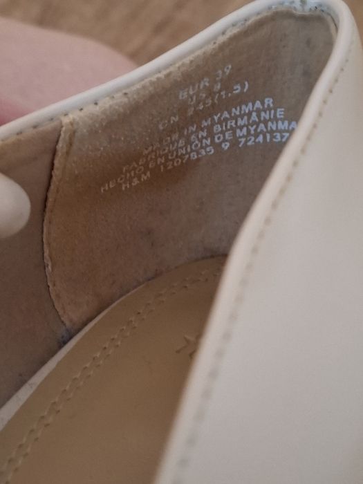Туфлі H&M бежеві, 39 розмір.