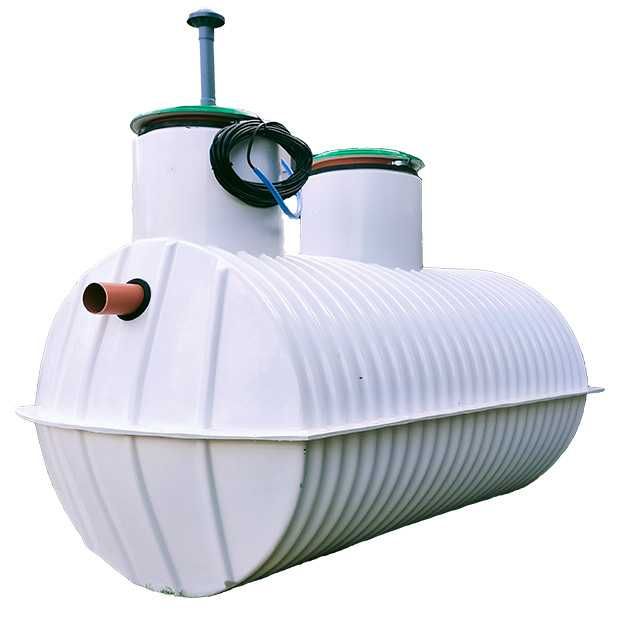 Oczyszczalnia ścieków szambo zbiornik EKOPOL 2500L + 4 TUNELE AQUABIN