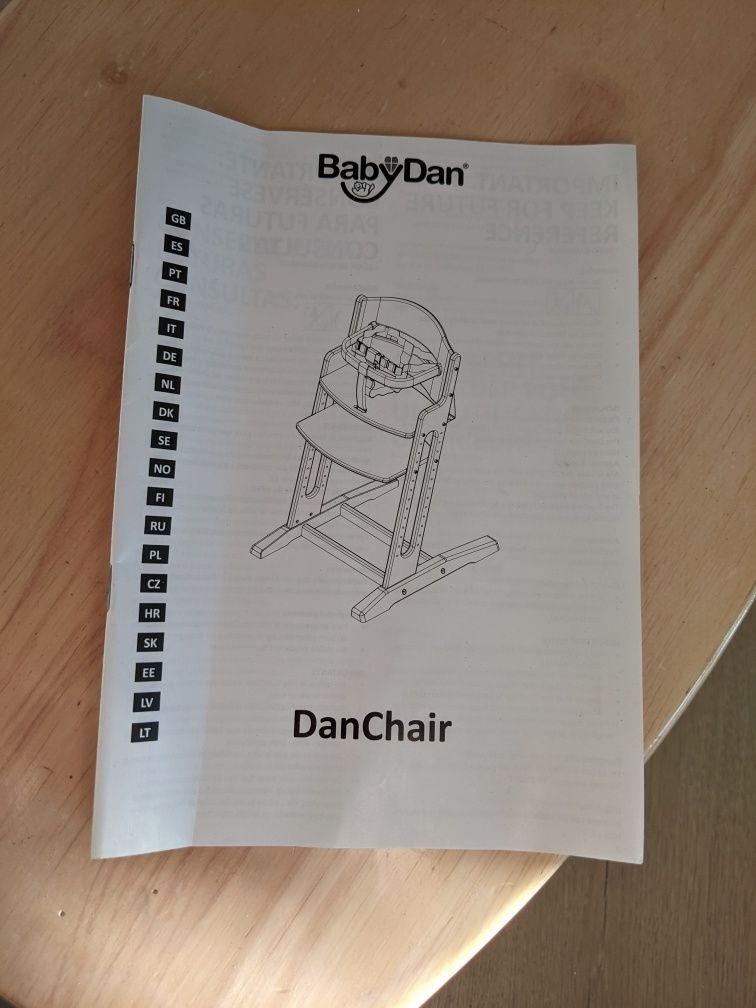 Krzesełko DanChair do karmienia, stołu i biurka