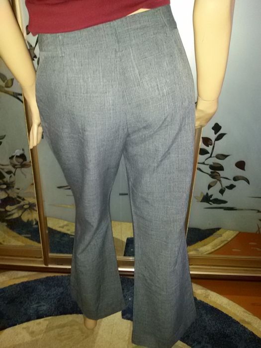 Фирменные классические брюки,штаны, глубокий серый цвет, приятные 48 р