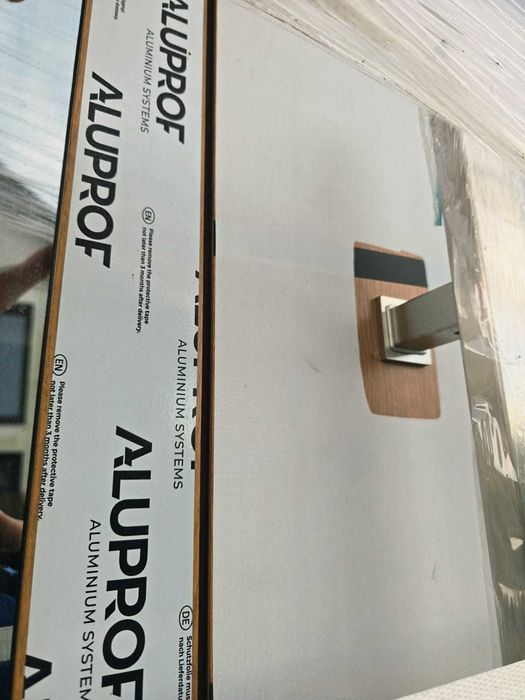 Drzwi aluminiowe z panelem nakładkowym winchester 1380 mm x 2100 mm