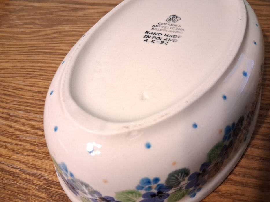 Polmisek owalny 0.7L 21cm GAT2 Ceramika Artystyczna Boleslawiec