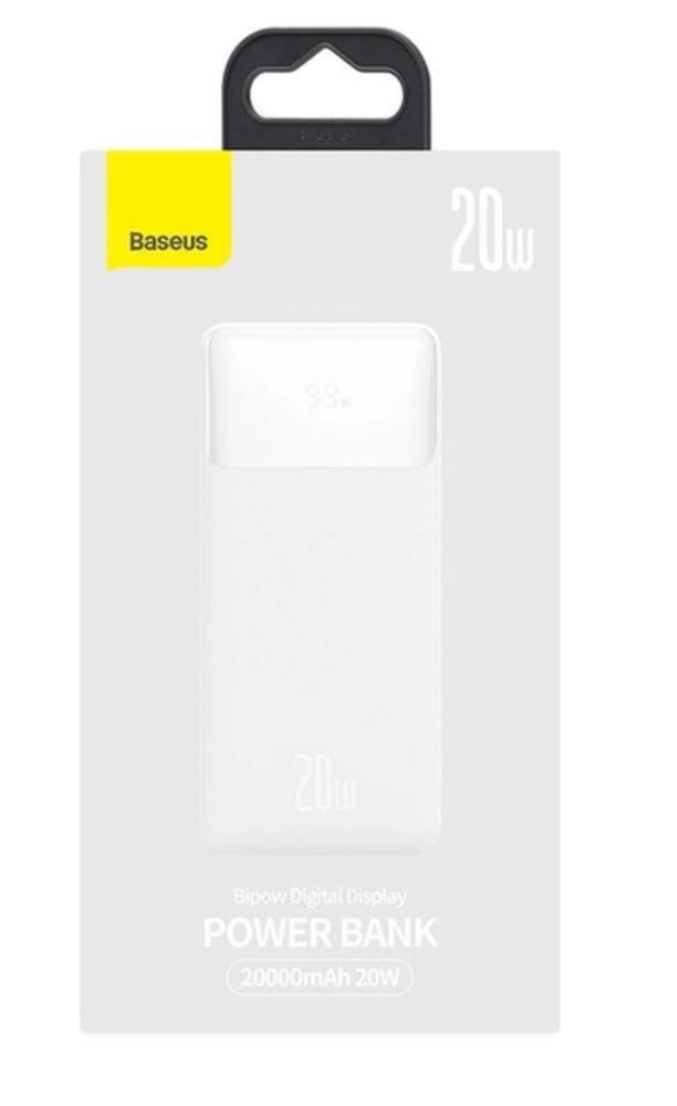 Батарея мобільна Baseus 20000mAh 20W USB