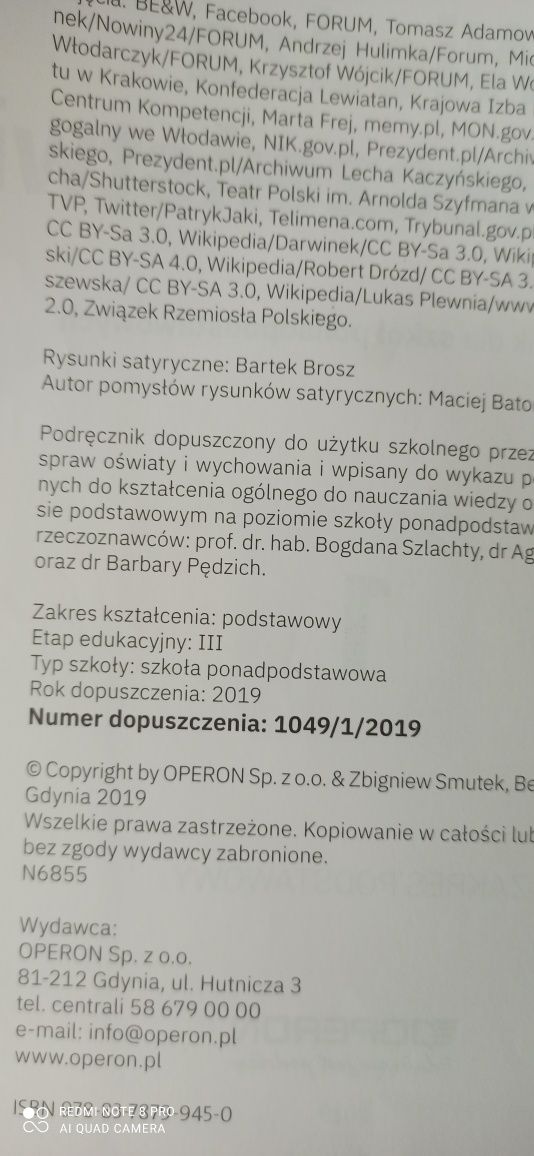 Wiedza o społeczeństwie 1