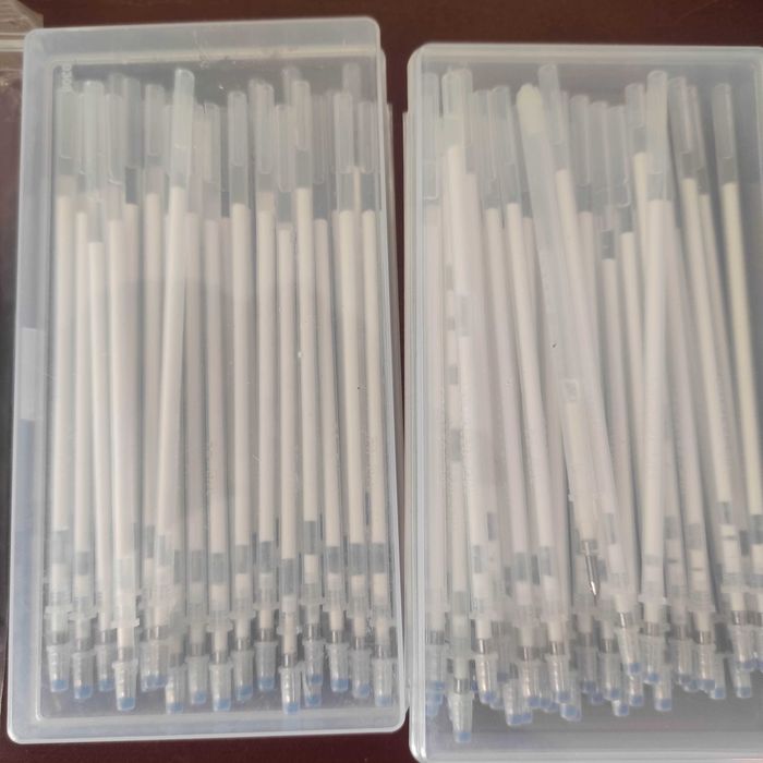 Recargas de caneta tinta apagável c/ calor para costura 128 unidades