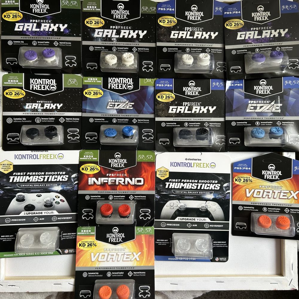 Kontrolfreek стіки/насадки до Xbox, Playstation