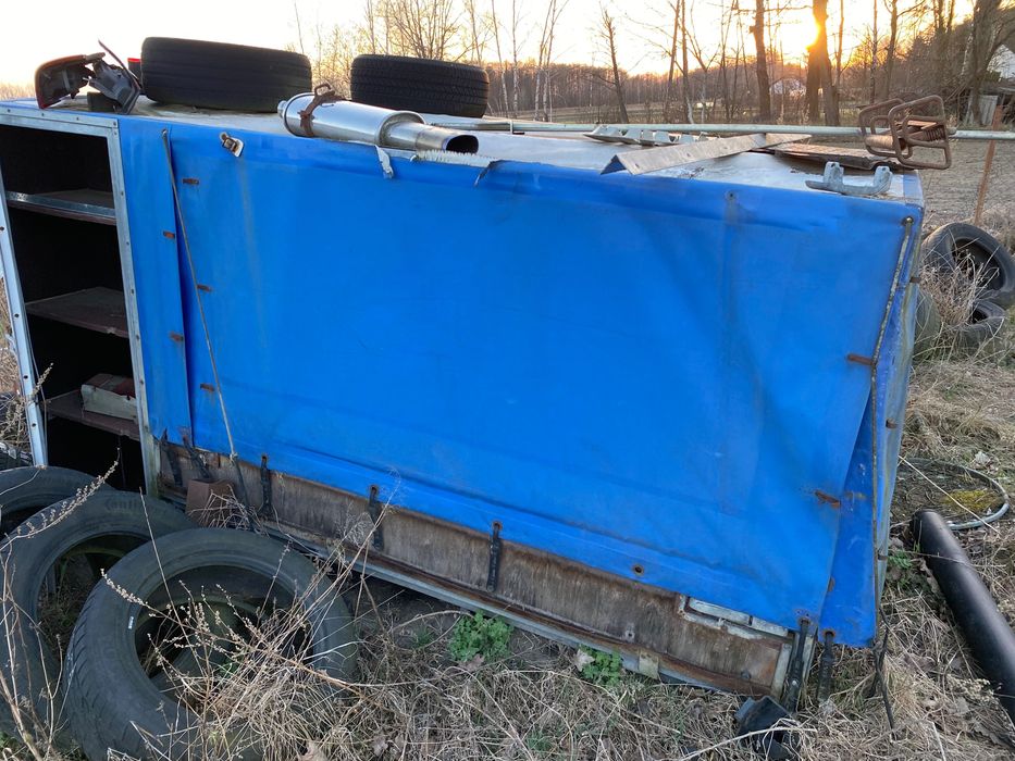 Skrzynia ładunkowa paka ducato boxer ze schowkami i plandeką