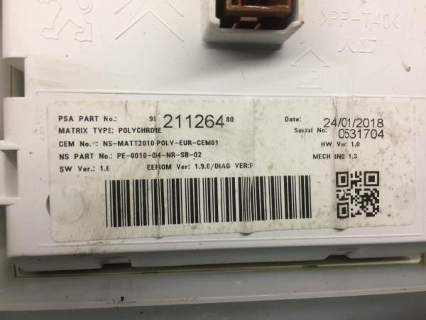 Quadrante / painel de instrumentos PEUGEOT 208