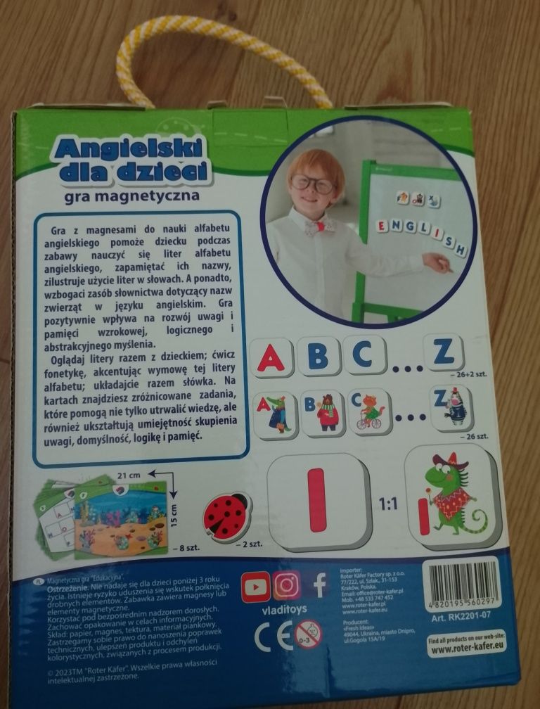 Gra dla najmłodszych do nauki angielskiego