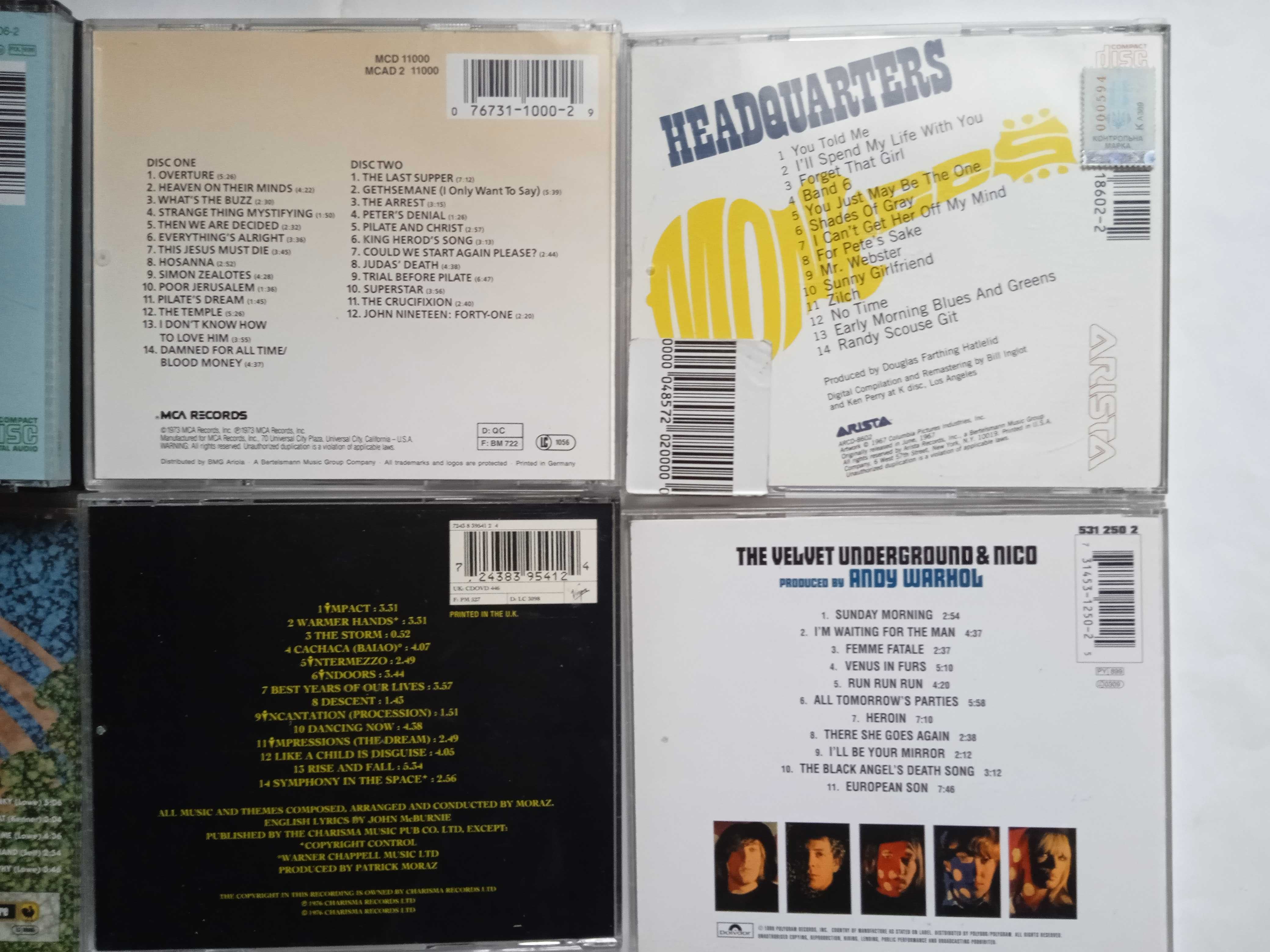 Продам фірмові CD  The Monkees, Patrick Moraz, Brinsley Schwarz