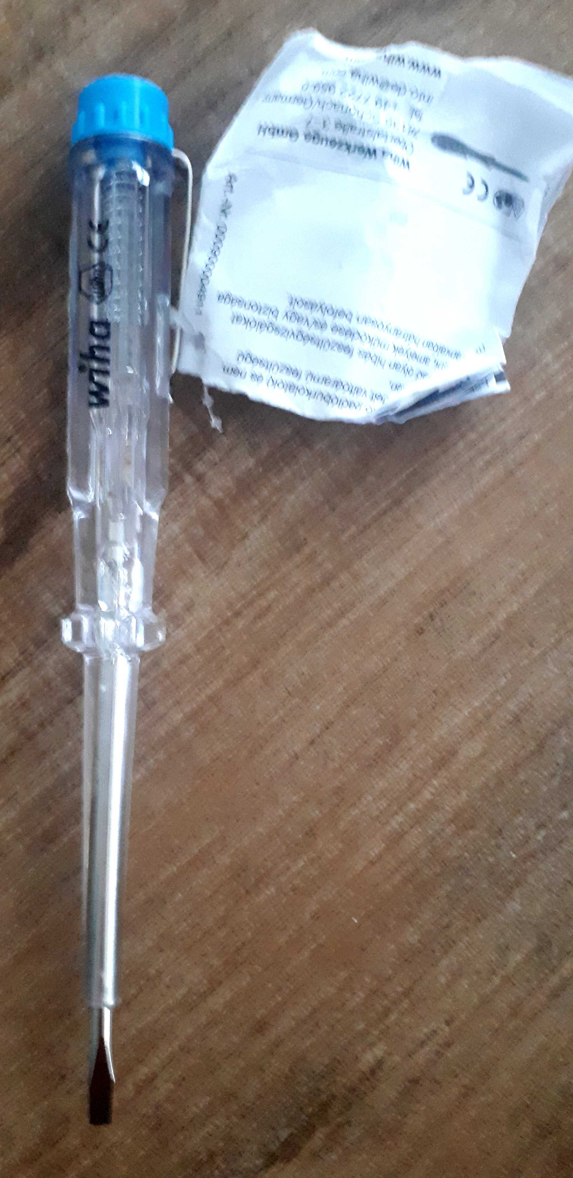 Nowy WIHA Próbnik napięcia SoftFinish jednobiegunowy promocja