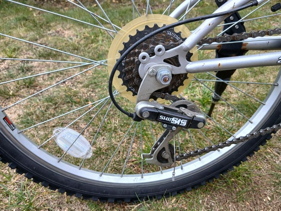 Rower dziecięcy młodzieżowy ammaco koła 24cali rama aluminiowa sprawny