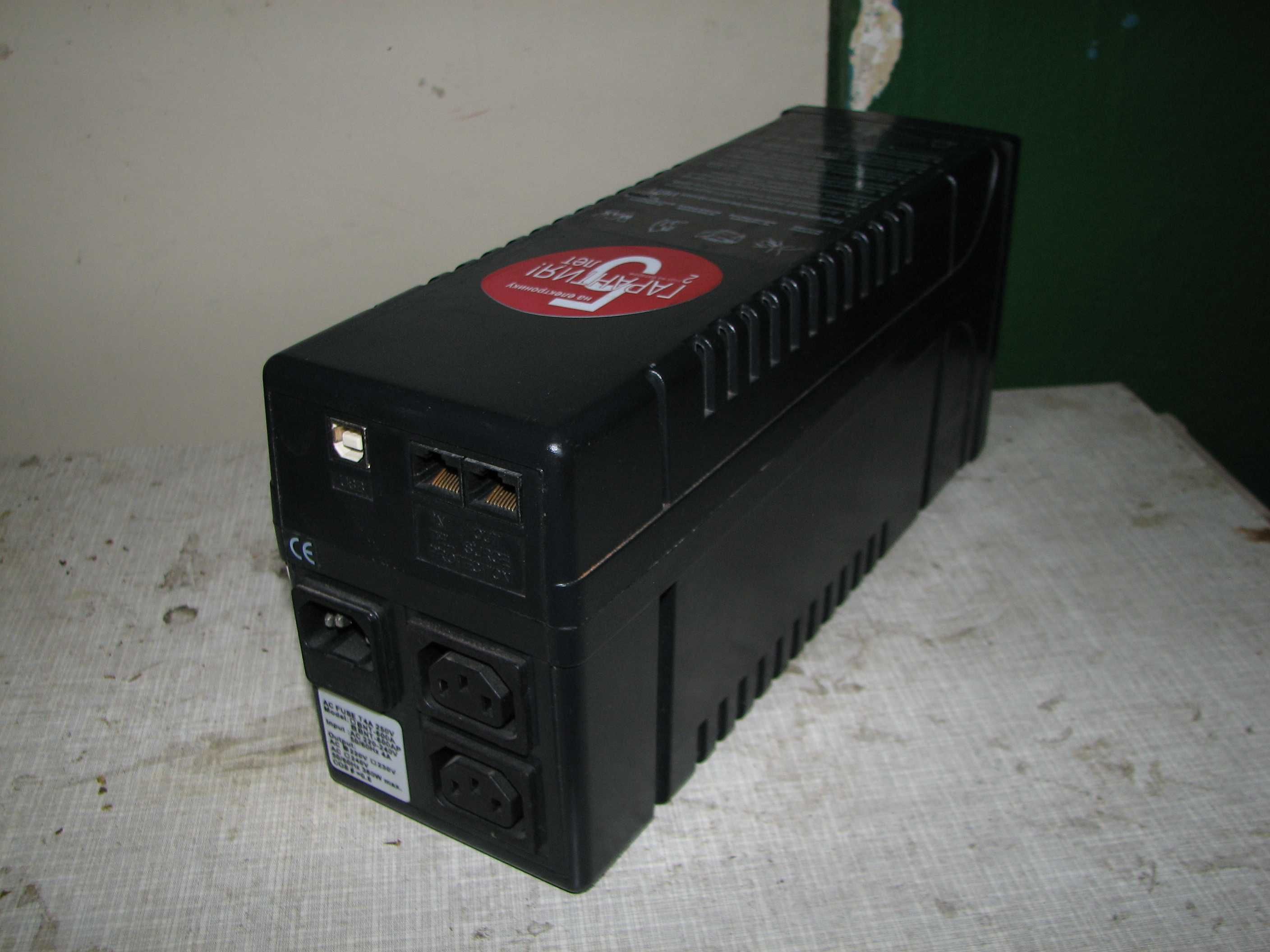 ИБП 390 Ватт Logic Power 650VA-P, 360 Ватт POWERCOM BNT-600AP