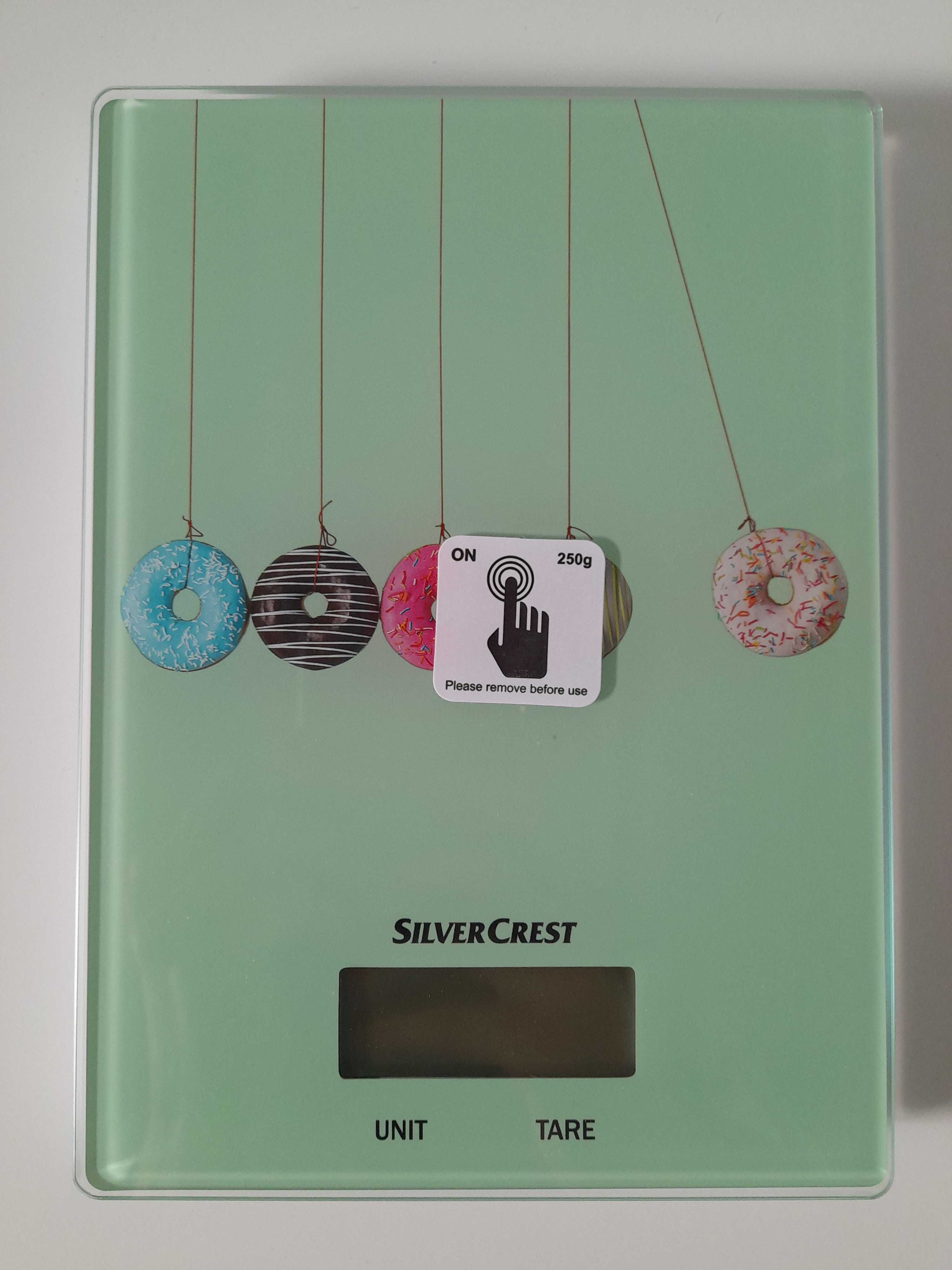 Silvercrest Nowa Elektroniczna waga kuchenna do 5kg donuty donuts