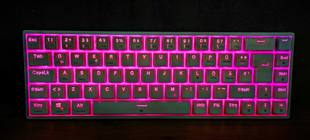 Klawiatura Mechaniczna TECURS KB510 Biała RGB
