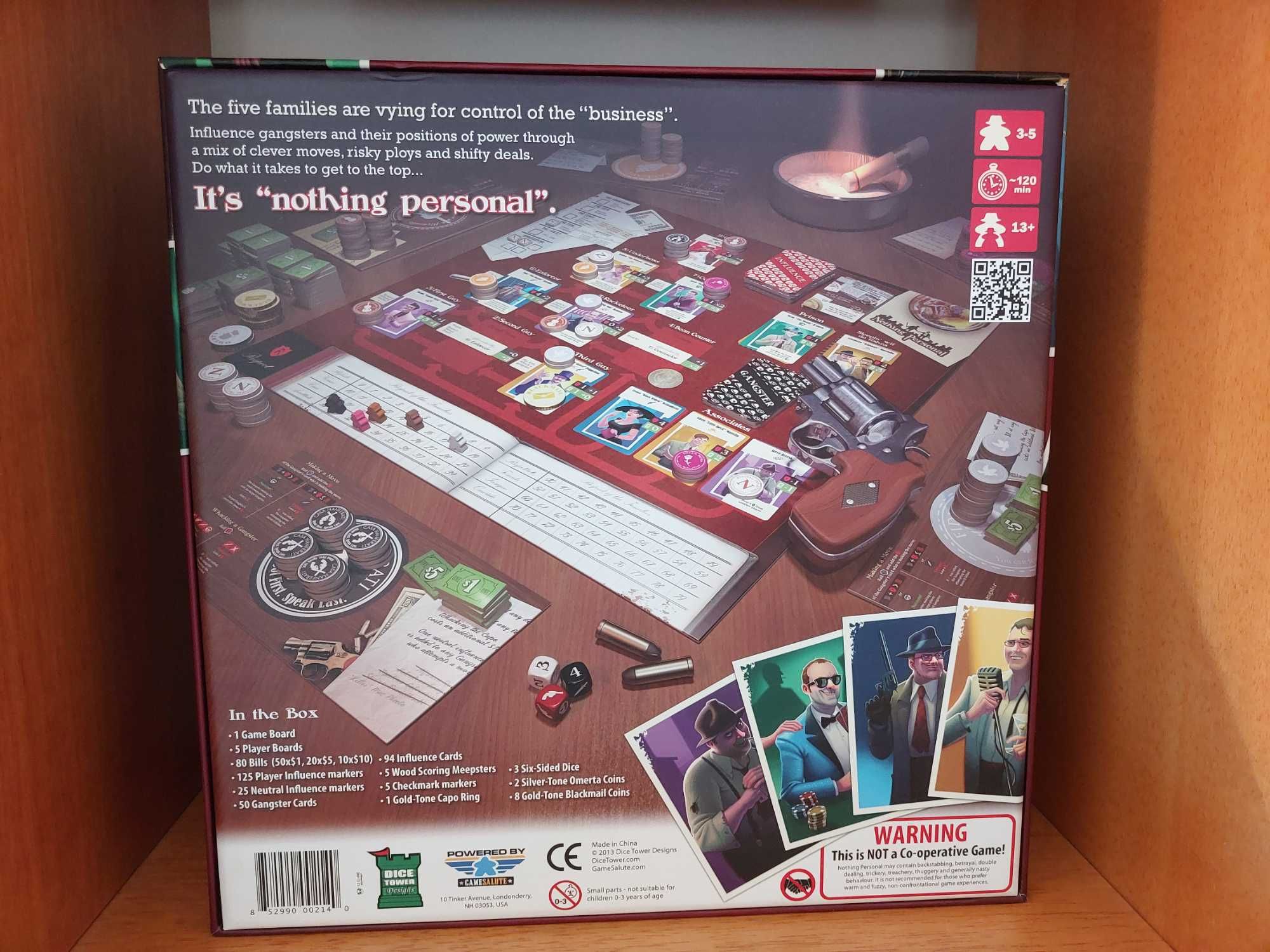 Nothing Personal (Board Game Jogo de Tabuleiro)