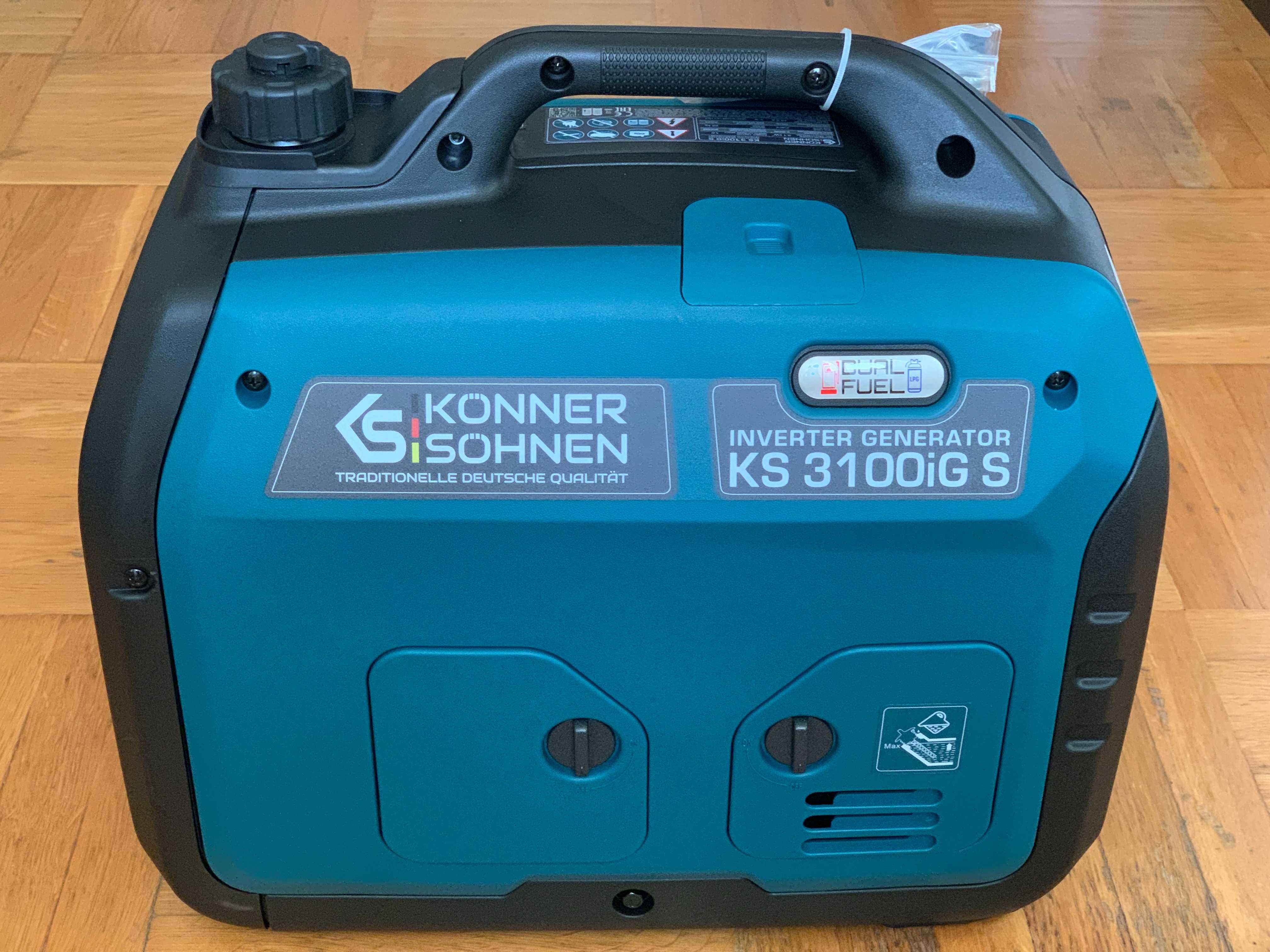 Инверторный генератор Könner&Söhnen KS 3100IG S (бензин/газ) 3.1/2.8kW